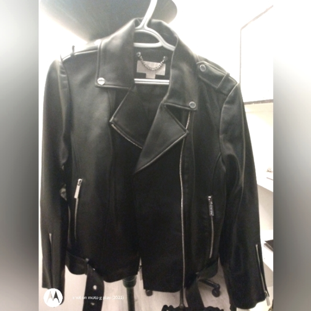 Michael Kors Black Leather Jacket